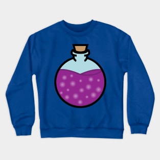 DIY Purple Potions/Poisons for Tabletop Board Games Crewneck Sweatshirt